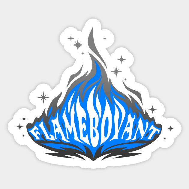 Flameboyant (Demiboy) Sticker by eranfowler